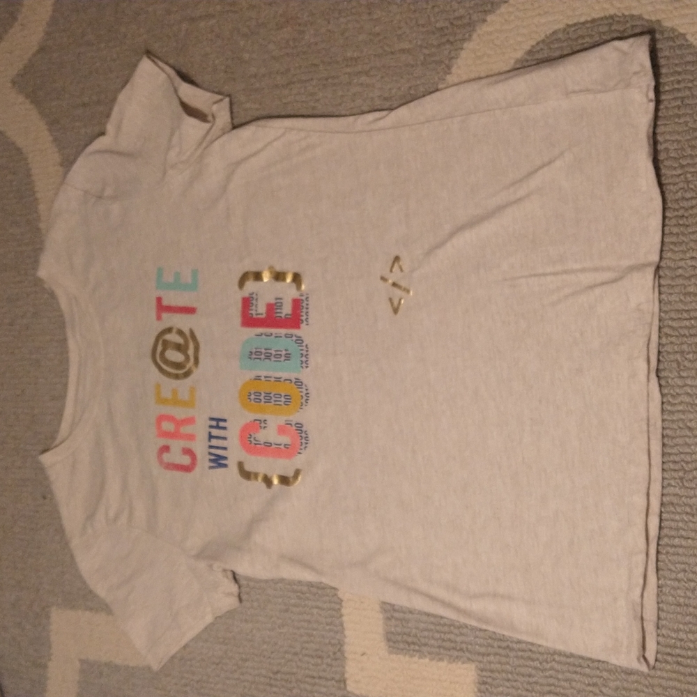 Creat with Code STEAM t shirt